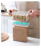 Récipients de stockage pour aliments secs, hermétiques, faciles à ouvrir, sans BPA, pour l'organisation du garde-manger