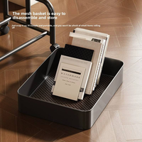 Vente en gros de nouveaux étagères de rangement pour la chambre à coucher, en bois léger et en métal, avec roulettes, table basse mobile, chariots de rangement pour le salon