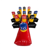 Jeu de lancer de cerceaux gonflables Fuderi de haute qualité 3x2,5m - 500KG, en PVC commercial imperméable, prix usine pour le divertissement sportif