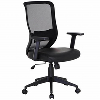 Chaise de bureau ergonomique moderne en maille avec soutien lombaire, base en acier inoxydable et hauteur réglable, fabriquée sur mesure par un fabricant chinois