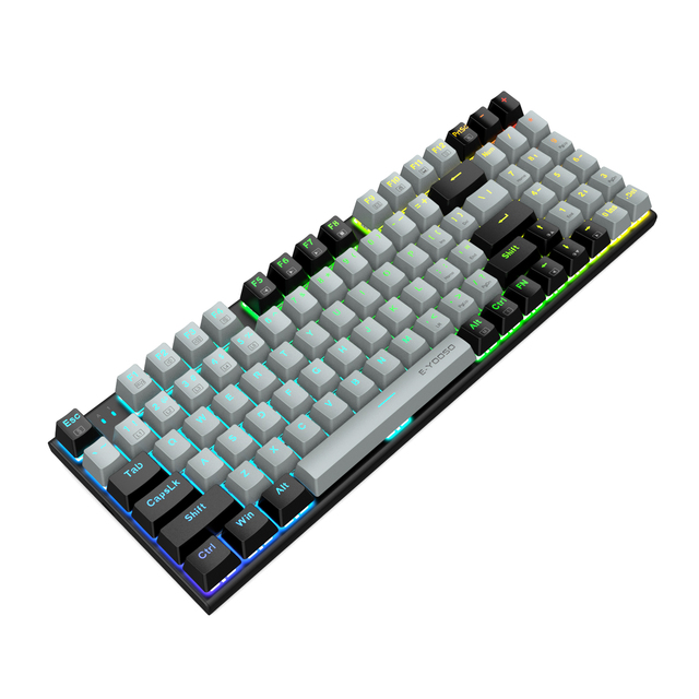 New Design Sound Silent Wired Keyboard Hot Swap RGB Backlight Mechanical Gaming Keyboard