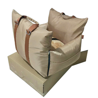 Siège de voiture multifonctionnel et imperméable pour animaux de compagnie, sac de transport pour chien, siège de voiture de luxe pour chien, siège de voiture de sécurité pour animaux de compagnie