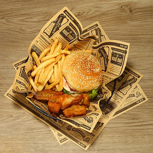 Custom Log Pe Coated Food Grade Kraft Deli Sheet <b>Paper</b> Sheets Wrapper - Product Image 5