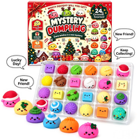 Approvisionnement stable, sans pression sur les stocks, emballage durable, calendrier de l'Avent Squishy, jouets anti-stress TPR Squishy