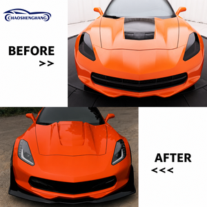 Alerón Delantero de Alta Calidad en Material ABS para Chevrolet <span class=keywords><strong>Corvette</strong></span> <span class=keywords><strong>C7</strong></span> 2014 2015 2016 2017 2018 2019 Tuning Styling - Product Image 4