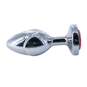 Kadınlar için Kalp Şeklinde Metal Anal <span class=keywords><strong>Plug</strong></span> Elmaslı Anal <span class=keywords><strong>Plug</strong></span> Seks Oyuncakları - Product Image 1
