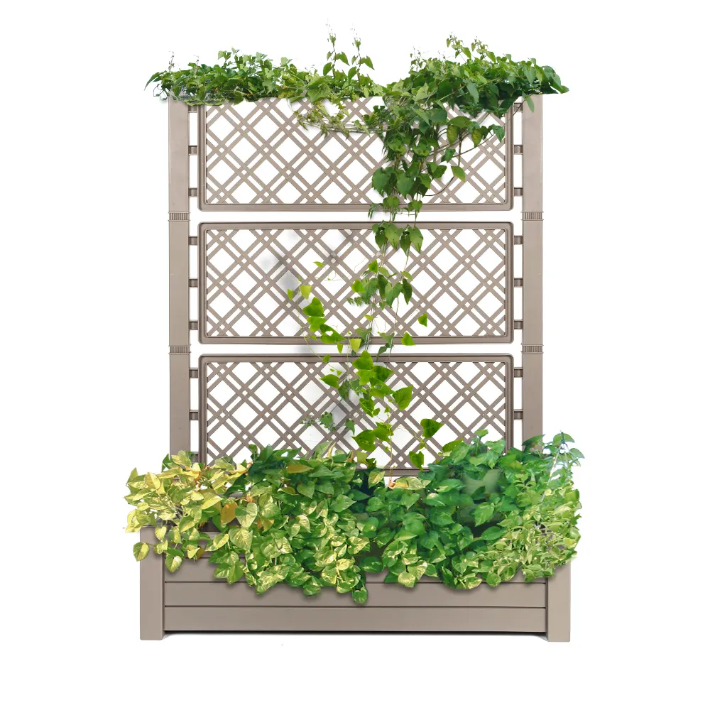 Оптом комнатные овощные Пластиковые Вертикальные ящики для растений с 61,7 дюймовой высотой свободно стоят