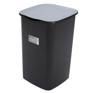 Indifferenziata 50 Lt Grey PP Recycling Storage <b>Bucket</b> <b>with</b> <b>Lids</b> - Product Image 1