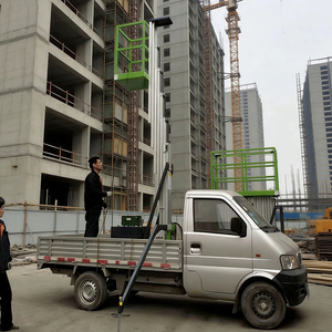 CE Certificated Factory <strong>Price</strong> 4m 6M 8M 10M Personal Lift Ladder Single Mast Electric Lifting Aluminum Alloy Man Lift Platform - Product Image 3