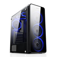 Gabinete para PC Gamer ATX de Torre Media SAMA con Ventana Lateral Completamente Acrílica