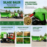 Machine combinée enrouleuse et ensacheuse de balles rondes pour ensilage et foin