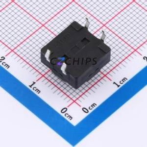 TSW12111-090B511BA Tactile Switch Through hole-4P,11.7x11.5mm Switch Single Pole Single Throw Round Button 2.8N 11.7mm - Product Image 2