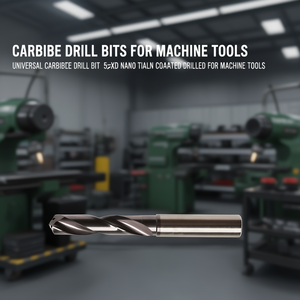 Foret universel en carbure 5xD avec revêtement Nano TiAlN pour machines-outils - Product Image 3
