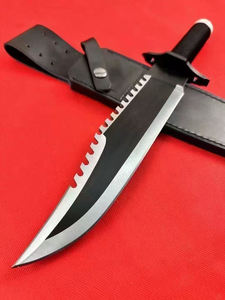 มีด战术 RAM BO MK2 ปรับแต่งได้ คุณภาพสูง ผลิตจากเหล็กสแตนเลส พร้อมปลอกมีดอุตสาหกรรม สำหรับนักธุรกิจ ใบมีดตรง หนา 6.0 มม. - Product Image 2