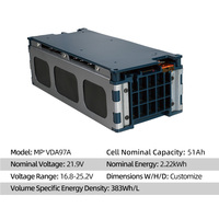 Módulo VDA 355 NMC 51 NCM Módulo de batería de litio 40kwh Batería de repuesto 2024 Nuevo 6S1P 114AH 117ah 120ah para Nissan Leaf