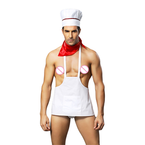 Gioco di ruolo da <span class=keywords><strong>uomo</strong></span> che cucina <span class=keywords><strong>abbigliamento</strong></span> <span class=keywords><strong>Sexy</strong></span> grembiule da <span class=keywords><strong>uomo</strong></span> e biancheria intima due set di biancheria intima da <span class=keywords><strong>uomo</strong></span> Lingerie <span class=keywords><strong>Sexy</strong></span> - Product Image 6