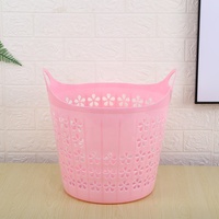 Panier à linge en plastique disponible Panier de rangement évidé Panier de rangement en plastique pour chambre à coucher Panier de rangement pour linge sale