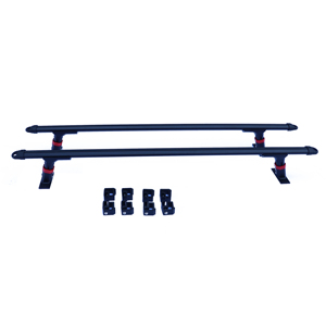 Barres transversales robustes en alliage d'aluminium pour benne de pick-up, capacité de charge 100 kg+, compatibles avec les couvertures de benne à enroulement, support de chargement universel - Product Image 1