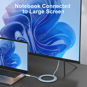 <span class=keywords><strong>C</strong></span>âble adaptateur <span class=keywords><strong>USB</strong></span> 3.1 Type <span class=keywords><strong>C</strong></span> vers <span class=keywords><strong>HDMI</strong></span> Justlink 1,8 m (6 pi) 4K60Hz, mâle Type-<span class=keywords><strong>C</strong></span> vers mâle <span class=keywords><strong>HDMI</strong></span>, Pro pour Galaxy S8 Plus Lumia 950, vente en gros - Product Image 4