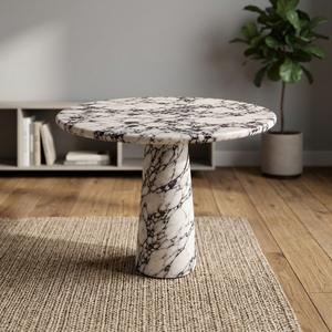 High-end modern 4-seater rectangle <b>dining</b> <b>table</b> Marble top solid <b>wood</b> <b>dining</b> <b>table</b> - Product Image 2