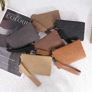 Custom <b>Canvas</b> Coin Purse with Wristlet Small Zipper Pouch for Coins, Keys, ID Cards | Promotional Giveaway <b>Wallet</b> - Product Image 2