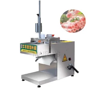Electric Fish Bacon Slicer Dried Pork Cutting Machine Ham Slicing Machine For Cooked Meat