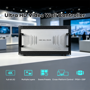 Controlador Multi-Interfaz 10x10, Procesador de Video Wall 4K30 para Uso en Interiores/Exteriores, Centros de Comando y Control, Centros Comerciales - Product Image 2