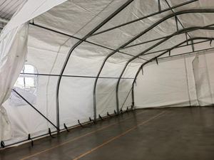 HONGTENG <span class=keywords><strong>Garage</strong></span> moderne en acier galvanisé durable et imperméable, capacité de stationnement pour 2 voitures, portable, facile à assembler, utilisation en extérieur - Product Image 4