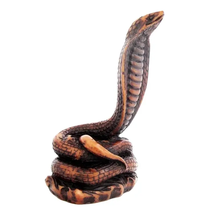 Custom resin snake statue animal mascot figurine