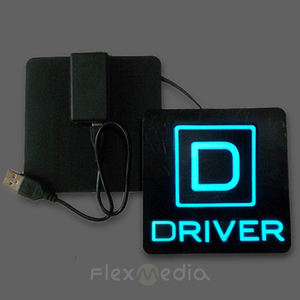 Letrero Luminoso para Automóvil con Adhesivos Decorativos Luminosos de Alta Intensidad para Automóvil. - Product Image 3