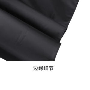 Tablier de coiffeur rose personnalisé avec logo pour salon de coiffure et maquillage, avec boutons-pression - Product Image 5