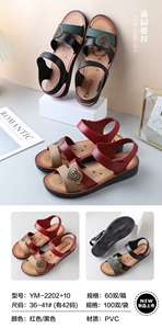 Femmes été nouvelle plate-forme à la mode sandales confortables fond souple fermeture à enfiler mode de <span class=keywords><strong>maman</strong></span> au stock de gros - Product Image 4