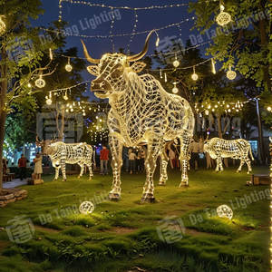 Lumières décoratives LED des douze signes du zodiaque pour parcs panoramiques et visites nocturnes, affichage artistique des monuments avec éclairage extérieur IP65 - Product Image 2