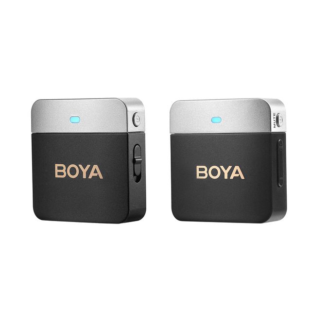 BOYA BY-M1V Portable Mini Gaming Vlog Broadcast Recording Tool Lapel Condenser Mic Wireless Lavalier Microphone