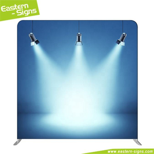 Toile de fond portable en tissu tensionnel double face de 2,3 m en aluminium, durable, avec conception gratuite, directement de l'usine, pour salons professionnels - Product Image 6