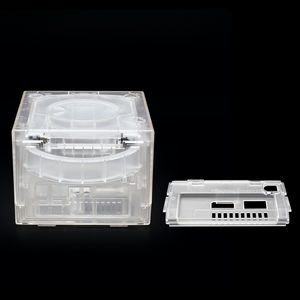 Coque de remplacement pour <span class=keywords><strong>Nintendo</strong></span> Gamecube NGC Coque Gamecube NGC Coque NGC Transparente Noire - Product Image 4