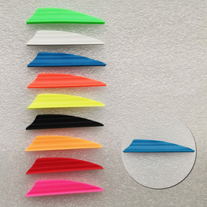SPG flèches professionnelles, aubes de guidage en plastique, vent, plume en plastique TPU, fletting, aubes de flèche de feu rapide - Product Image 2