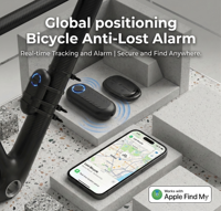 Alarme antivol à vibration pour moto et vélo, personnalisable, en ABS, résistante à l'eau