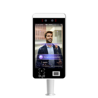 Système de contrôle d'accès biométrique Android Tendcent 8 pouces avec reconnaissance faciale, code QR et empreinte digitale (OEM/ODM)