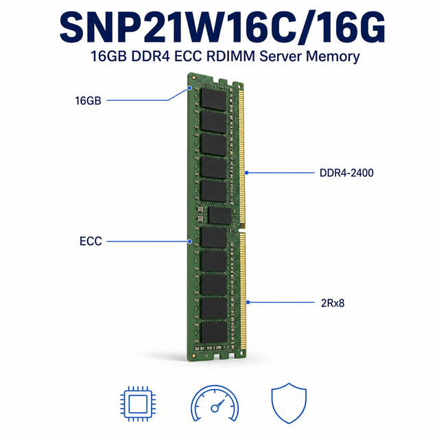 DDR4 Server Memory RAM 8GB 16GB 32GB 64GB Module Enterprise Rackmount Data Center Rack Server