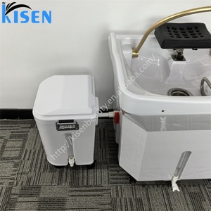 KISEN Moderne Bac de lavage portable pour spa capillaire et lit de shampoing avec circulation d'eau pour la maison, la salle de sport, la salle de bain et les salons de coiffure mobiles - Product Image 5