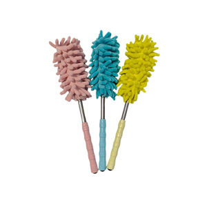 Mini-plumeau sino-chinois rétractable en acier inoxydable avec fonction de massage à roulement à billes pour l'élimination de la poussière 28-76cm - Product Image 1