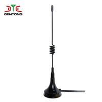 Antena Omnidireccional para Vehículo Gentong Modelo 07, Flexible, Impermeable, con Resorte Largo, Succión Magnética Vertical, LTE 2.4GHz/5GHz, Alta Ganancia