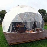 Tente de Camping de luxe en forme de dôme blanche, chapiteau d'extérieur pour les événements,