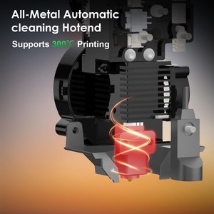 Imprimante 3D FDM Artillery Sidewinder X4 Pro avec compensation automatique de nivellement haute vitesse 500 mm/s, rail linéaire X Y, pour laboratoire d'impression 3D - Product Image 4