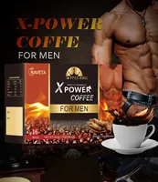 Café noir instantané biologique à base de plantes, sans sucre et caféiné, pour hommes, OEM/ODM, booste l'énergie et la résistance, puissance masculine de qualité supérieure
