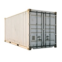 Conteneur modulaire pour centre de données IA avec coque pour racks de serveurs, interfaces de refroidissement à entrée fibre et accès arrière