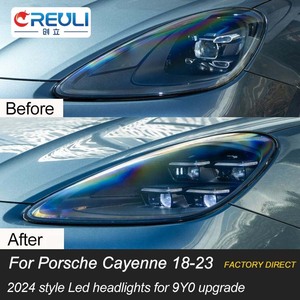 Vente directe d'usine CREULI 2018-2023 9Y0.1 9Y0 Mise à niveau vers 2024 9Y0.2 Phares à LED de style matriciel PDLS pour Porsche Cayenne 9YA - Product Image 3