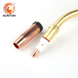 ST <span class=keywords><strong>Binzel</strong></span> MB 501D MB501 <span class=keywords><strong>Mig</strong></span> Torch Gun Cable de 5 metros refrigerado por agua con conexión de conector Euro 500A CO2 450A Gas mixto - Product Image 3