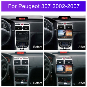 Podofo <span class=keywords><strong>Autoradio</strong></span> Android 9'' 4+64G Sans Fil Carplay Android Auto <span class=keywords><strong>2</strong></span> <span class=keywords><strong>Din</strong></span> pour <span class=keywords><strong>Peugeot</strong></span> <span class=keywords><strong>307</strong></span> 2002-2013 OEM ODM - Product Image 4